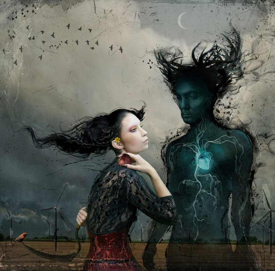 Vincent Marcone - nothing can stop lleana - digital painting - beautiful bizarre art prize 2019
